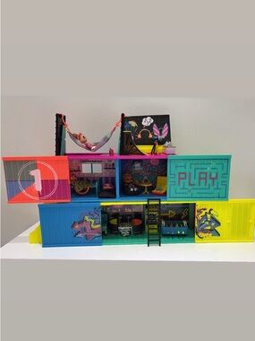 MGA L.O.L. Surprise! Doll House GRL POW Playset with Furniture & Accessories